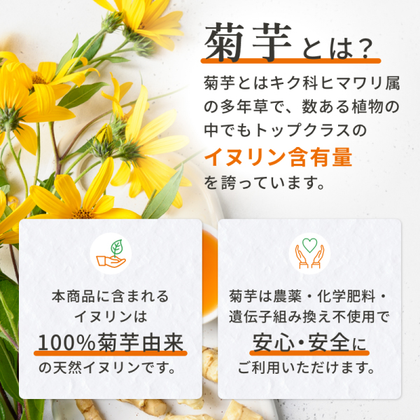 菊芋のおかげ